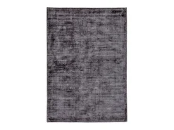 Alfombra tejida a mano de viscosa 40x60 cm Antracita Star Gris antracita Clearance
