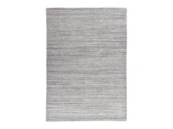 Alfombra tejida a mano de lana y viscosa 250x300 cm Sandiego Gris Discount