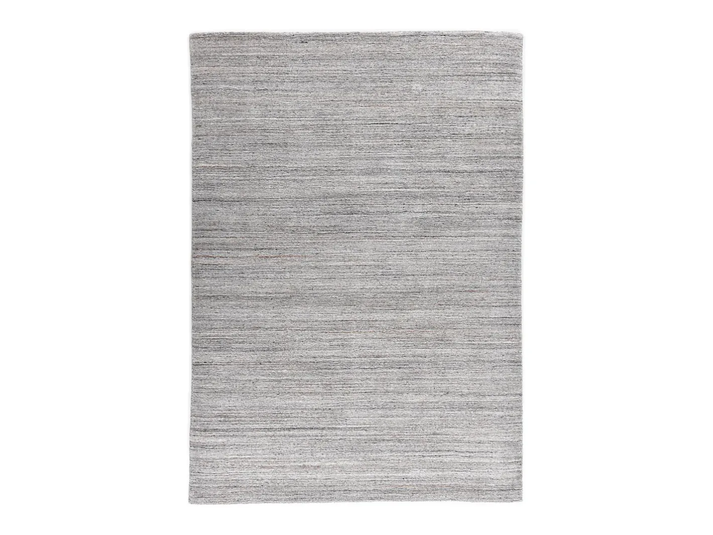 Alfombra tejida a mano de lana y viscosa 250x300 cm Sandiego Gris Discount