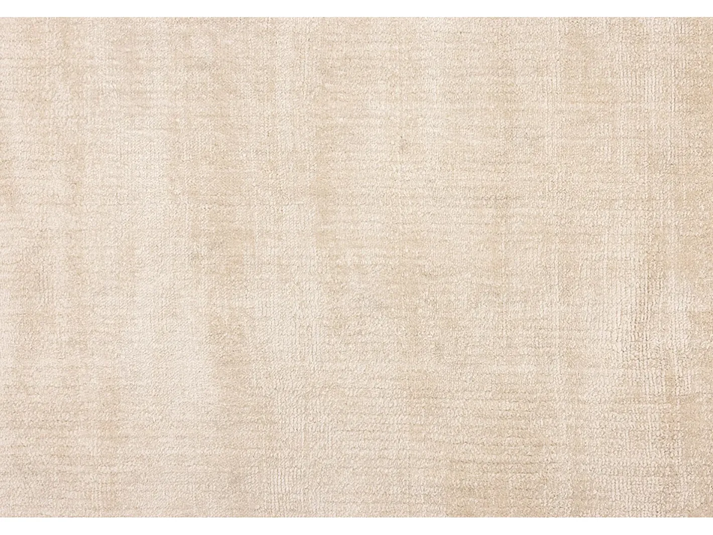 Hot Alfombra tejida a mano de viscosa 120x120 cm Star Crema