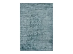 Alfombra tejida a mano de viscosa 170x240 cm Turquesa claro Star Azul turquesa
