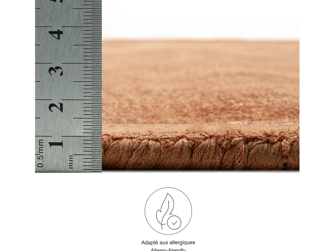 Alfombra tejida a mano de viscosa 190x290 cm Cobre Star Cobrizo Best
