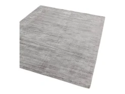 Alfombra De Salón-Alfombra tejida a mano de viscosa - 160x230cm - Plata - Blade Plateado