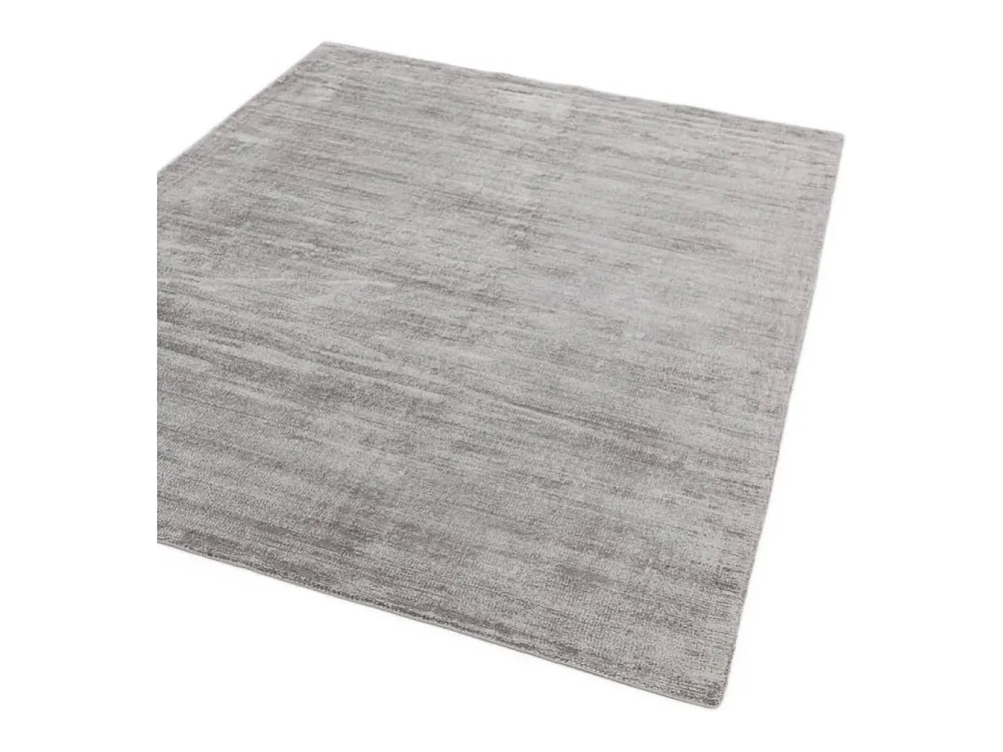 Alfombra De Salón-Alfombra tejida a mano de viscosa - 160x230cm - Plata - Blade Plateado