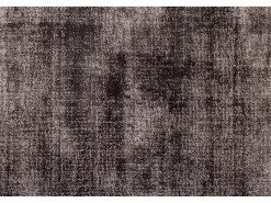 Alfombra De Salón|Alfombra Redonda-Alfombra tejida a mano de viscosa 190x190 cm Antracita Star Gris antracita