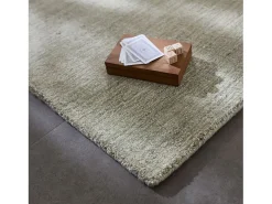 Clearance Alfombra tejida a mano de lana y viscosa 170x240 cm Sandiego Verde