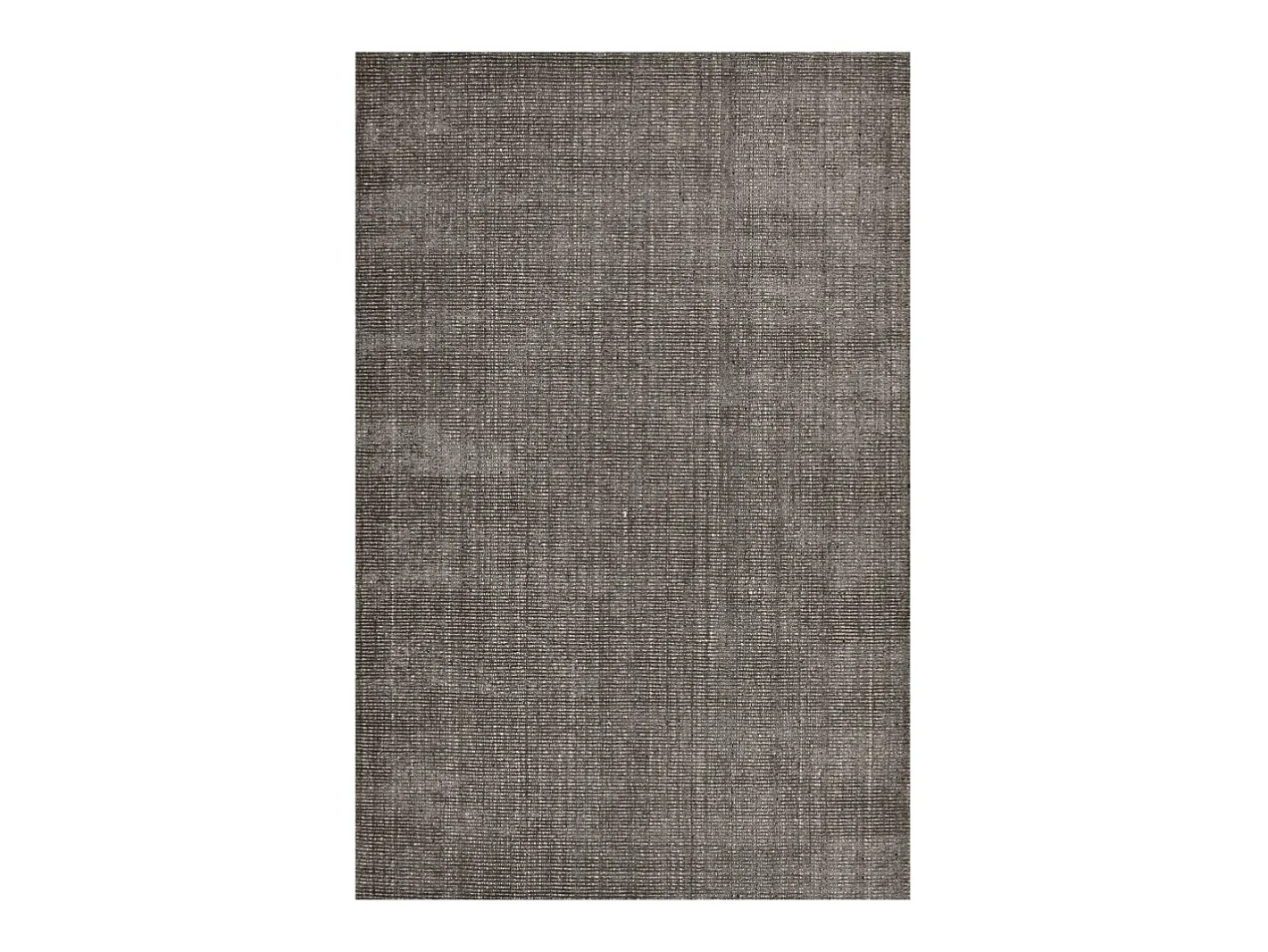 New Alfombra UNI a rayas de viscosa y lana 70x140 cm Antracita Venus Gris antracita