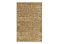 Alfombra UNI a rayas de viscosa y lana 40x60 cm Oro Venus Dorado