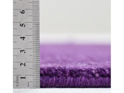 Alfombra UNI tejida a mano 140x200 cm Morado Holi Violeta