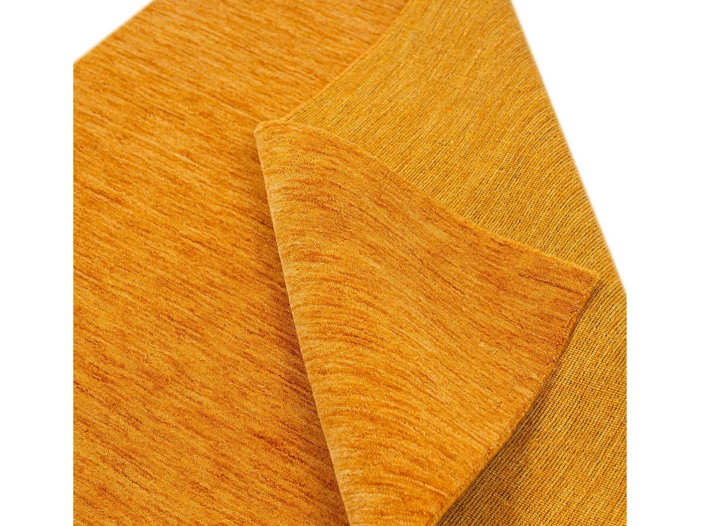 New Alfombra UNI tejida a mano 70x140 cm Oro Holi Dorado