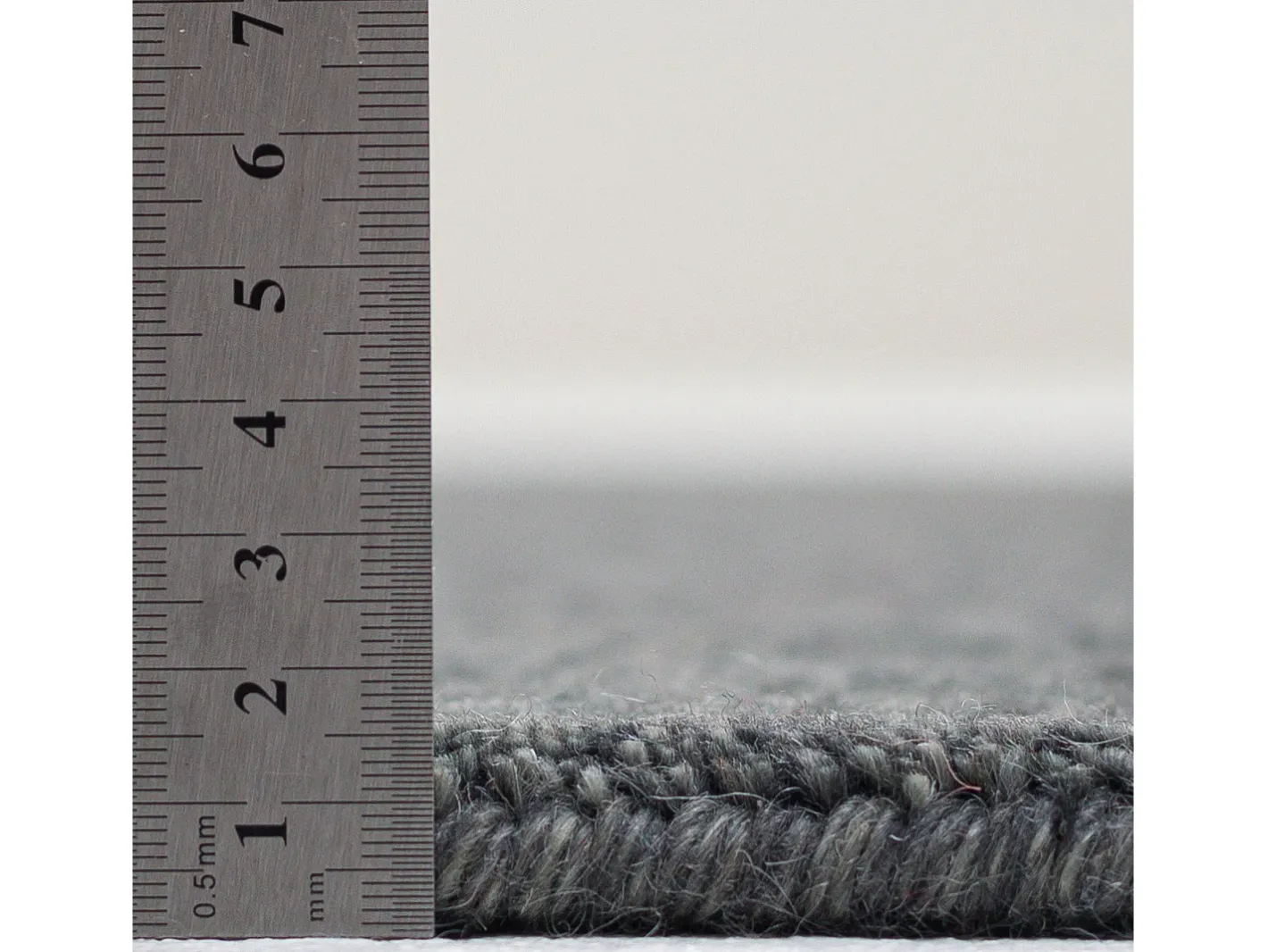 Alfombra UNI tejida a mano 40x60 cm oscuro Holi Gris