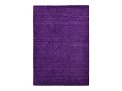 Clearance Alfombra UNI tejida a mano 90x160 cm Morado Holi Violeta