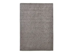 Alfombra De Salón-Alfombra UNI tejida a mano 190x250 cm Holi Gris