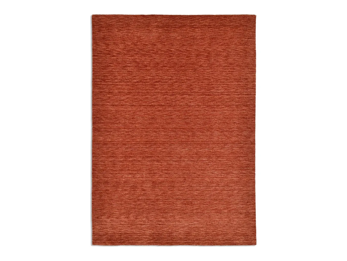 Alfombra De Salón-Alfombra UNI tejida a mano 60x90 cm Holi Terracota