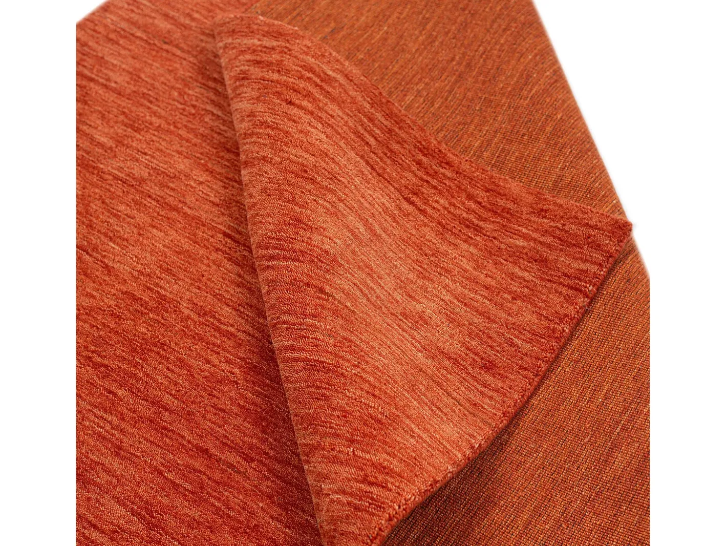 Alfombra De Salón-Alfombra UNI tejida a mano 60x90 cm Holi Terracota
