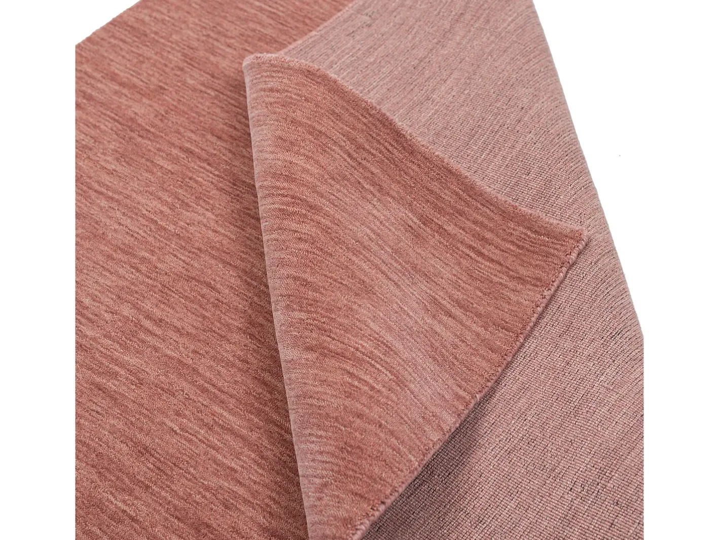 Alfombra De Salón-Alfombra UNI tejida a mano 170x240 cm Holi Rosa