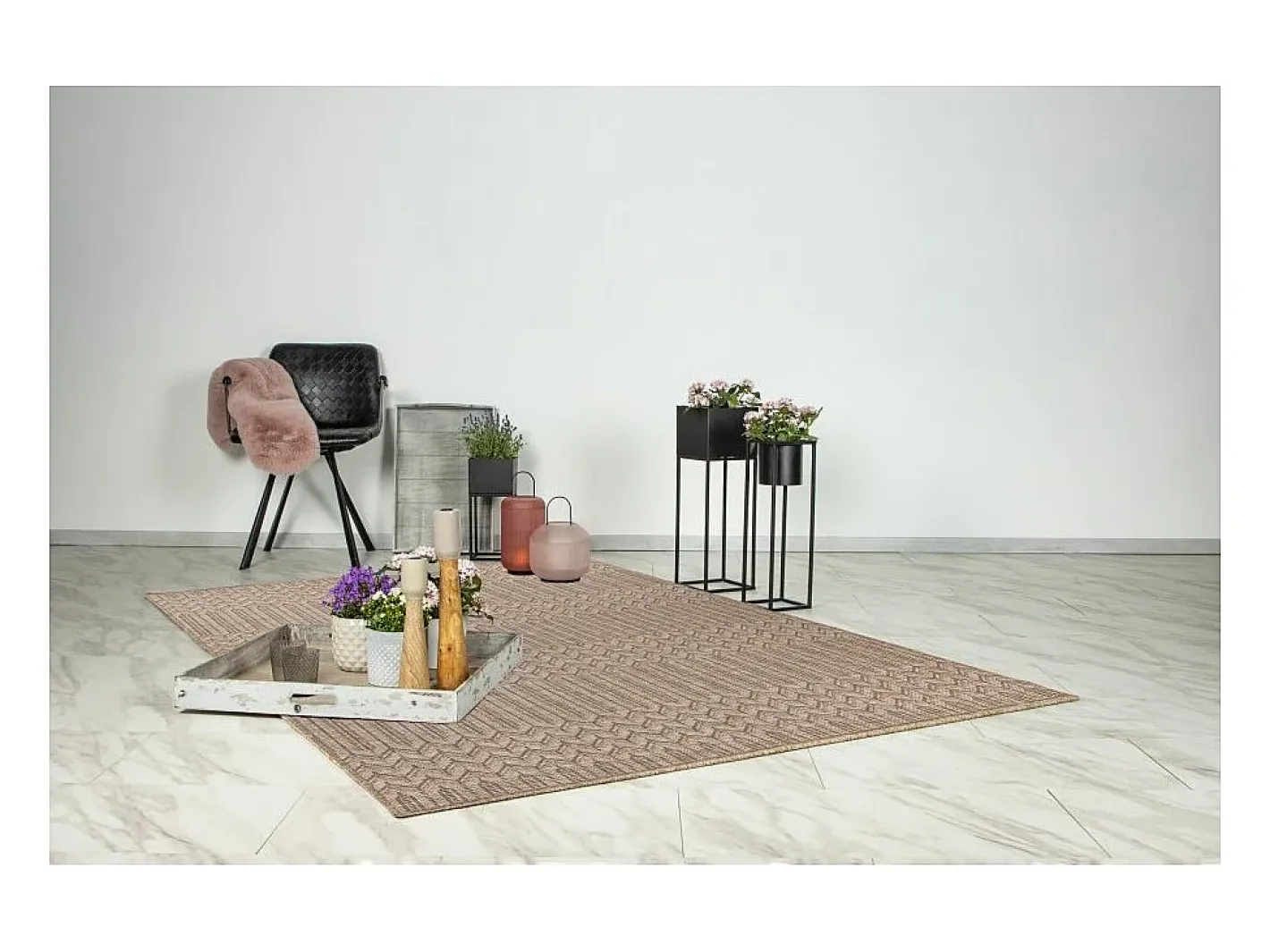 Meublorama Alfombra De Salón|Alfombra Infantil-Alfombra 150x80 cm – Diseño C103A color natural – Elegancia y suavidad para su interior Beige
