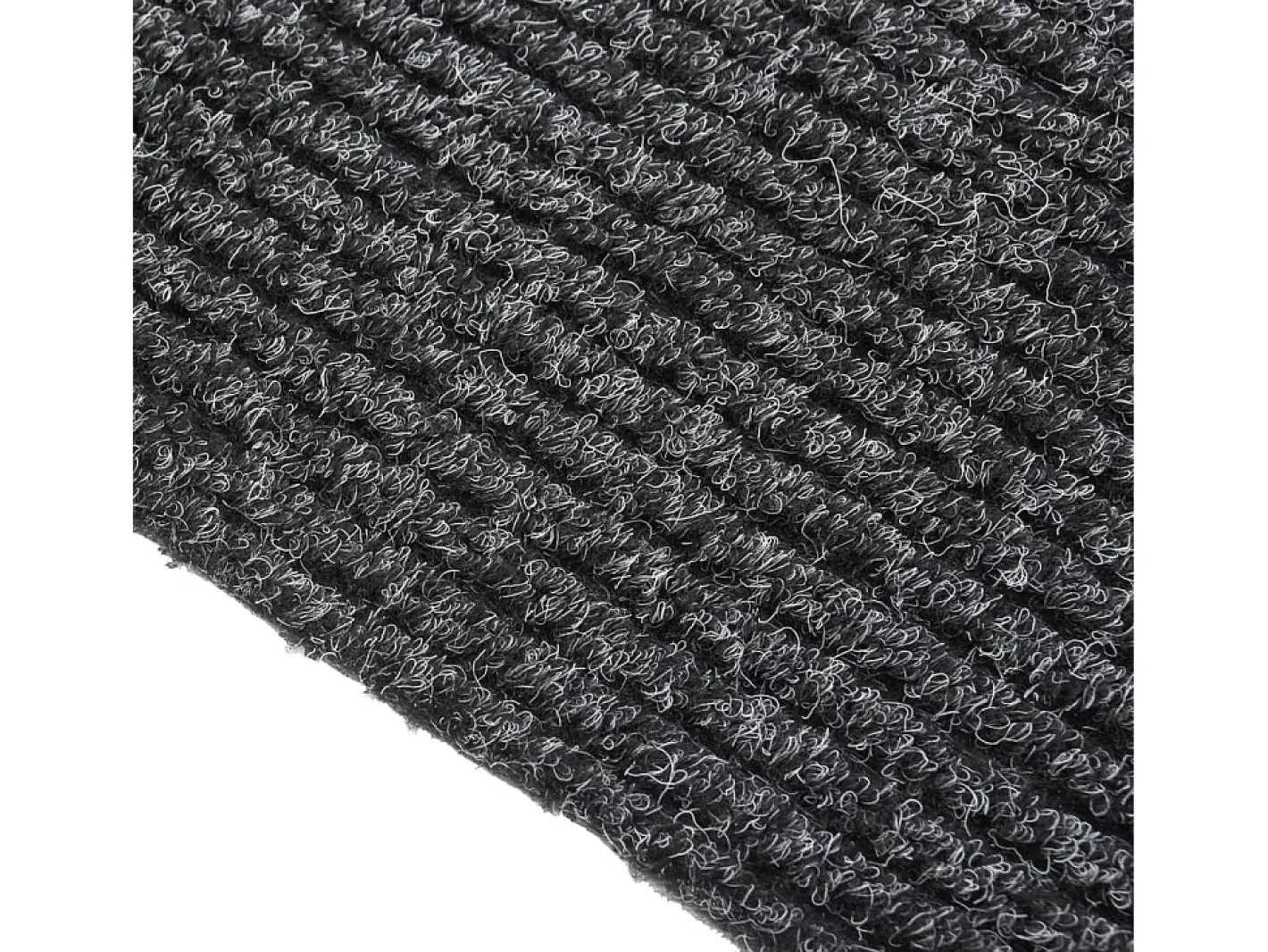 Alfombra De Cocina-Alfombra 100x500 cm Antracita Gris