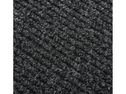Alfombra De Cocina-Alfombra 100x500 cm Antracita Gris