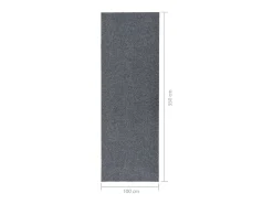 Alfombra 100x350 cm Gris New