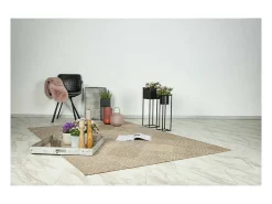 Meublorama Alfombra 170x120cm, diseño C403A color natural - Confort y elegancia para tu interior. Beige Discount