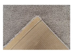 Best Meublorama Alfombra 170x120cm, diseño D005M color plata - Confort y elegancia para su interior. Gris