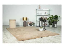 Meublorama Alfombra 230x160cm, diseño D005M color champán - Confort y elegancia para su interior Rosa palo New