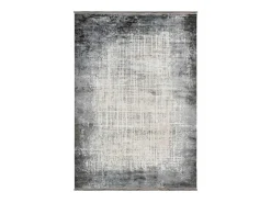 Outlet Meublorama Alfombra 290x200cm, diseño E109E color plata - Confort y elegancia para su interior. Gris