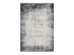 Meublorama Alfombra De Salón|Alfombra Infantil-Alfombra 330x240cm, diseño E109E color plata - Confort y elegancia para su interior Gris