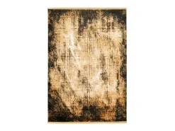 Meublorama Alfombra 170x120cm, diseño E409E en color dorado - Confort y elegancia para su interior. Amarillo Best