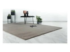 Meublorama Alfombra De Salón|Alfombra Infantil-Alfombra 290x200cm, diseño E005N en color - Confort y elegancia para su interior. Topo