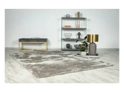 Meublorama Alfombra 290x200cm, diseño G008R color plata - Confort y elegancia para su interior. Gris Online