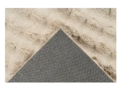 Outlet Meublorama Alfombra 230x160cm, diseño H008Y color - Confort y elegancia para su interior. Beige