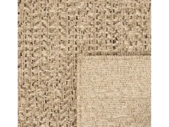 Clearance Clicnbuy Alfombra ZIZUR apariencia de yute interior y exterior 60x110 cm Marru00f3n