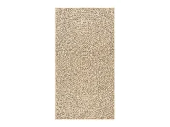 Clearance Clicnbuy Alfombra ZIZUR apariencia de yute interior y exterior 60x110 cm Marru00f3n