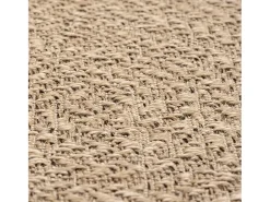 Clearance Clicnbuy Alfombra ZIZUR apariencia de yute interior y exterior 60x110 cm Marru00f3n