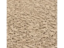 Clicnbuy Alfombra ZIZUR apariencia de yute interior y exterior 80x250 cm Marru00f3n Sale