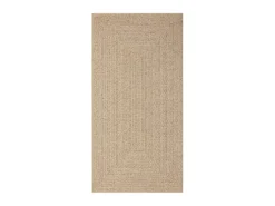 Alfombra De Salón-Alfombra ZIZUR apariencia de yute interior y exterior 80x150 cm ES92503 Marru00f3n