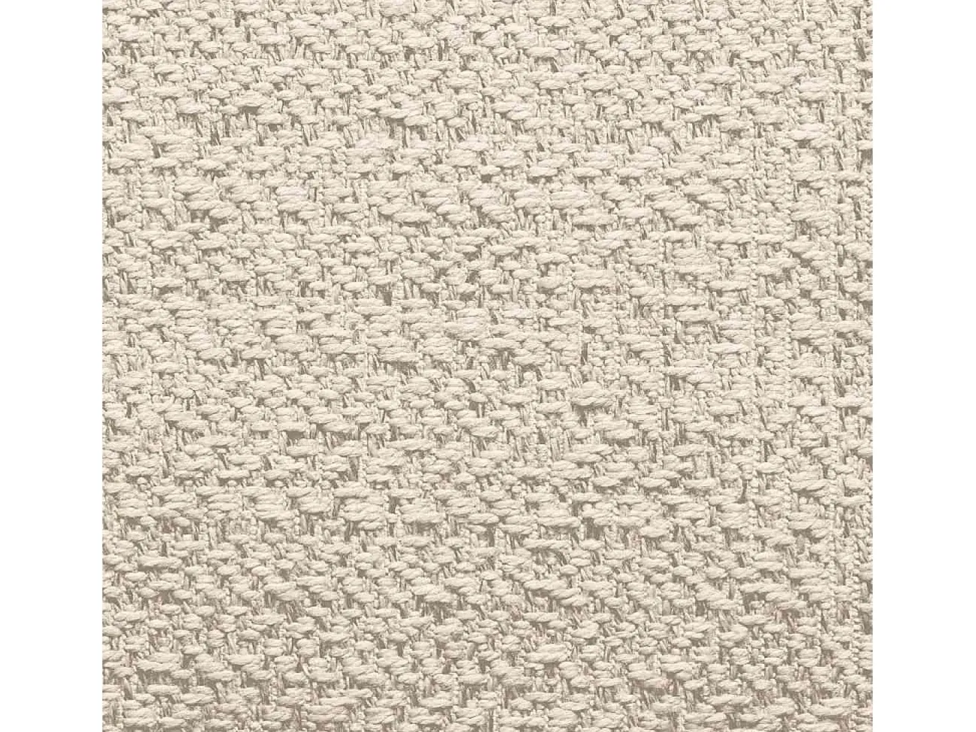 Alfombra De Cocina-Alfombra ZIZUR color crema 200x290 cm efecto yute interior y exterior Blanco