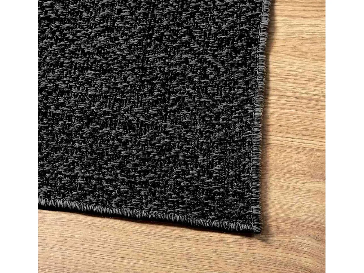 Alfombra De Cocina-Alfombra ZIZUR 200x290 cm aspecto yute interior exterior Gris