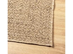 Alfombra ZIZUR 80x150 cm efecto yute para interior y exterior Marru00f3n Hot