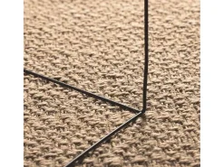 Alfombra ZIZUR 80x150 cm efecto yute para interior y exterior Marru00f3n Hot
