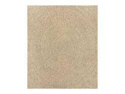 Clearance Alfombra ZIZUR 240x340 cm efecto yute para interior y exterior Marru00f3n
