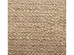 Alfombra De Cocina-Alfombra ZIZUR 140x200 cm efecto yute para interior y exterior Marru00f3n