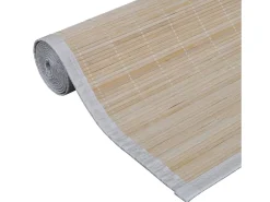 Online Alfombras rectangulares Bambú natural 4 piezas 120x180 cm Beige