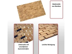 Outlet MCW Alfombrilla de baño -B18 Marru00f3n