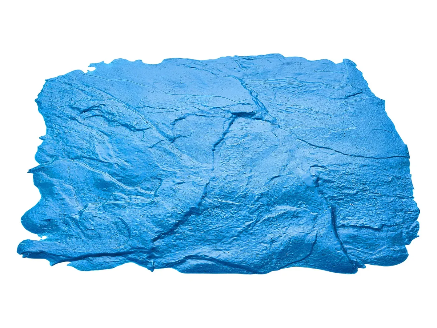 Alfombrilla de Tampón para Hormigón SucceBuy, 430 x 430 mm, Piel Texturizada de Poliuretano para Moldeado Azul New
