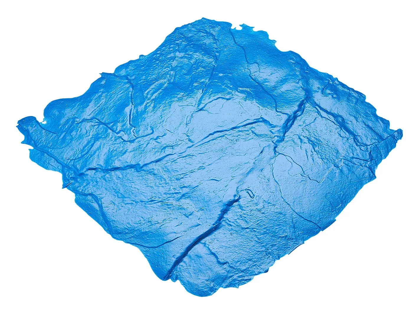 Alfombrilla de Tampón para Hormigón SucceBuy, 430 x 430 mm, Piel Texturizada de Poliuretano para Moldeado Azul New