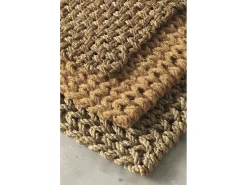 Felpudo-Alfombrilla fibra de coco 45x75 cm Marru00f3n