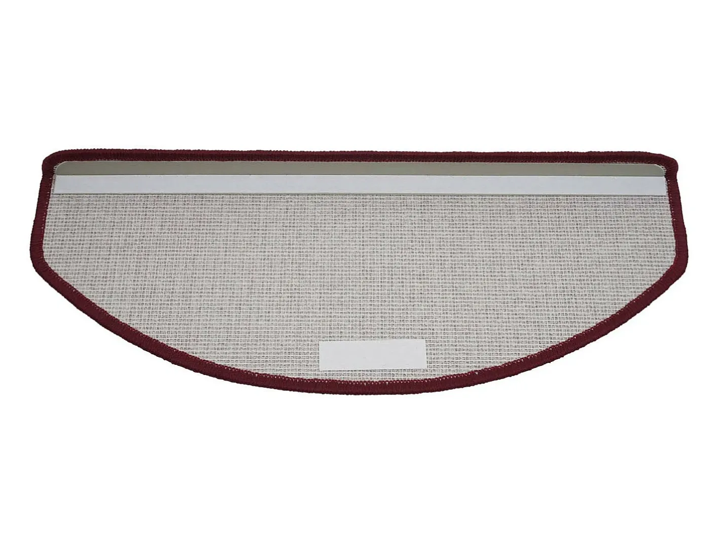 Clearance MCW Alfombrilla para escalones -G49 (juego de 15), media caña, burdeos Granate